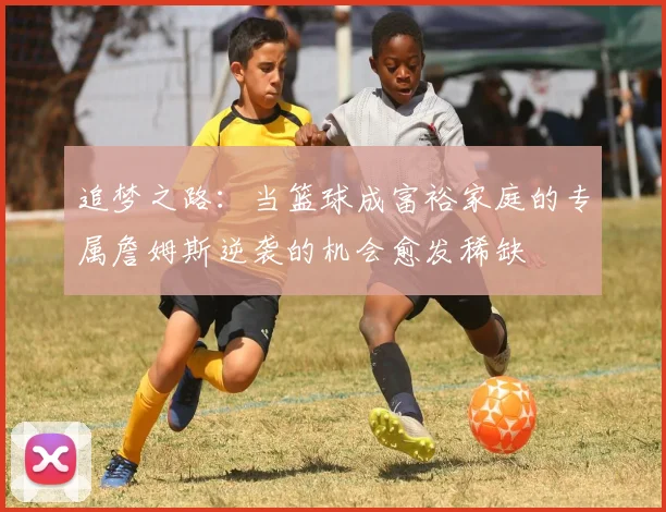 追梦之路：当篮球成富裕家庭的专属詹姆斯逆袭的机会愈发稀缺